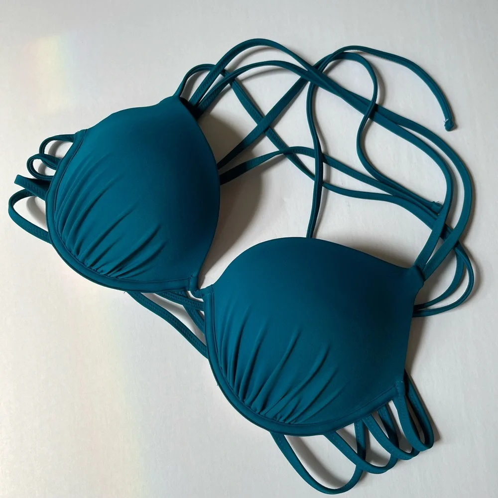 Shade & Shore sexy strappy push up bikini top 36B